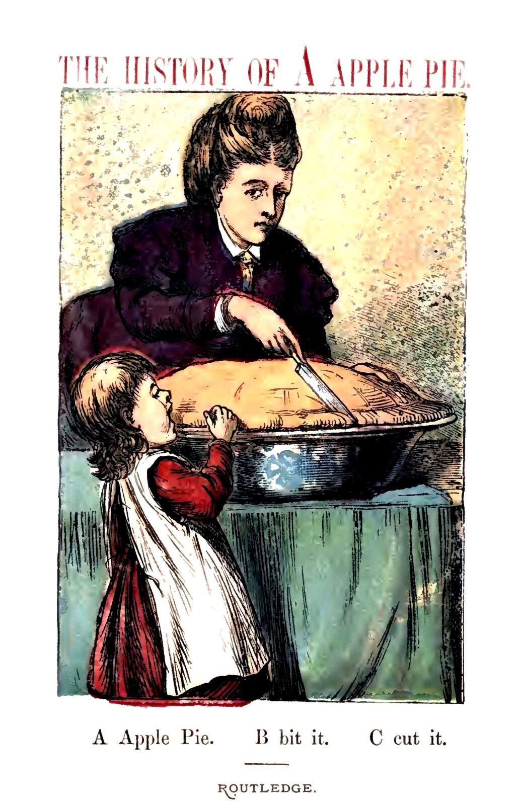 1870 A apple pie and other nursery tales 144 Pages