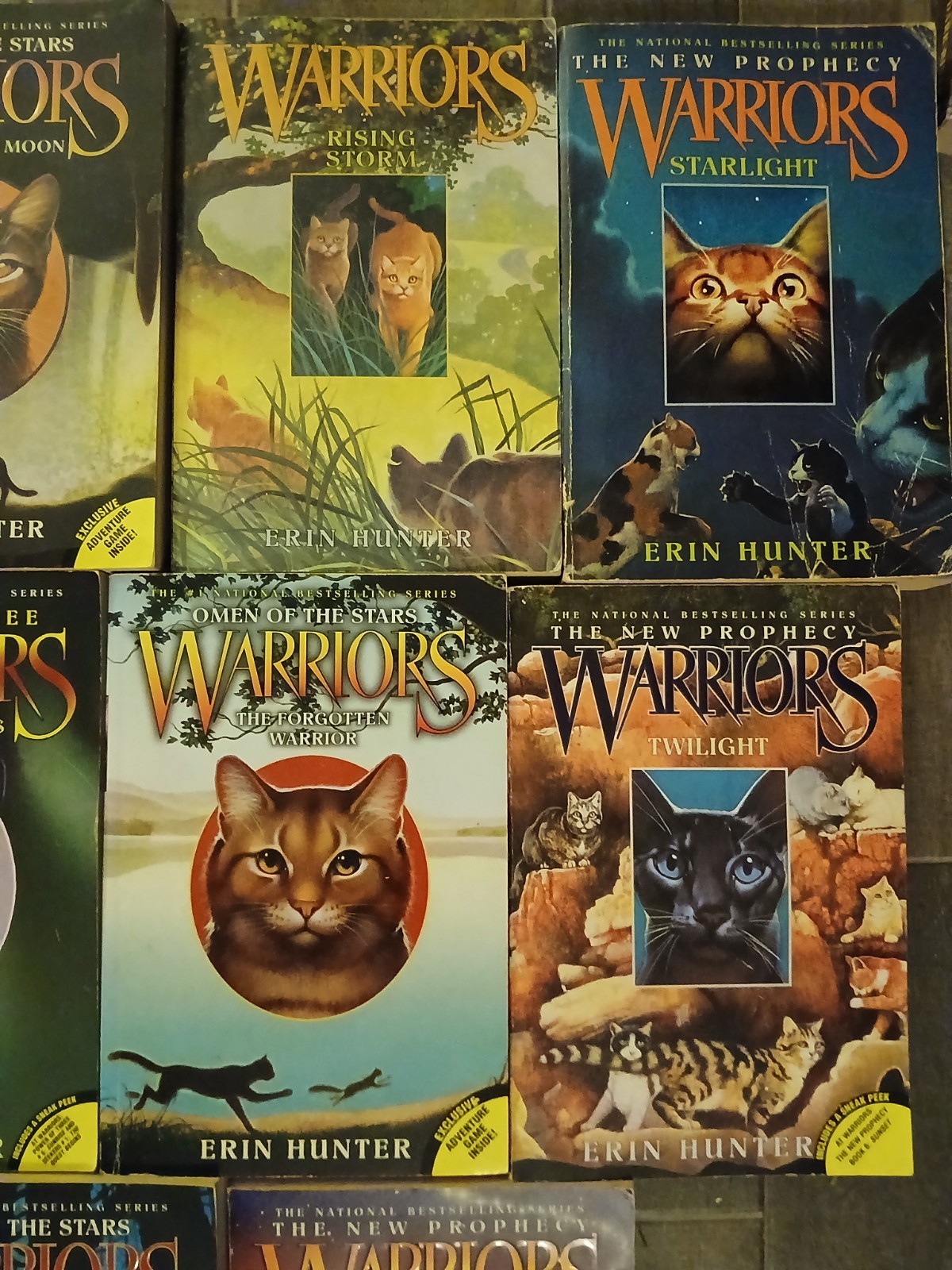Erin Hunter Warriors Paperback Book Lot 11: Eclipse, Starlight, Twilight + More