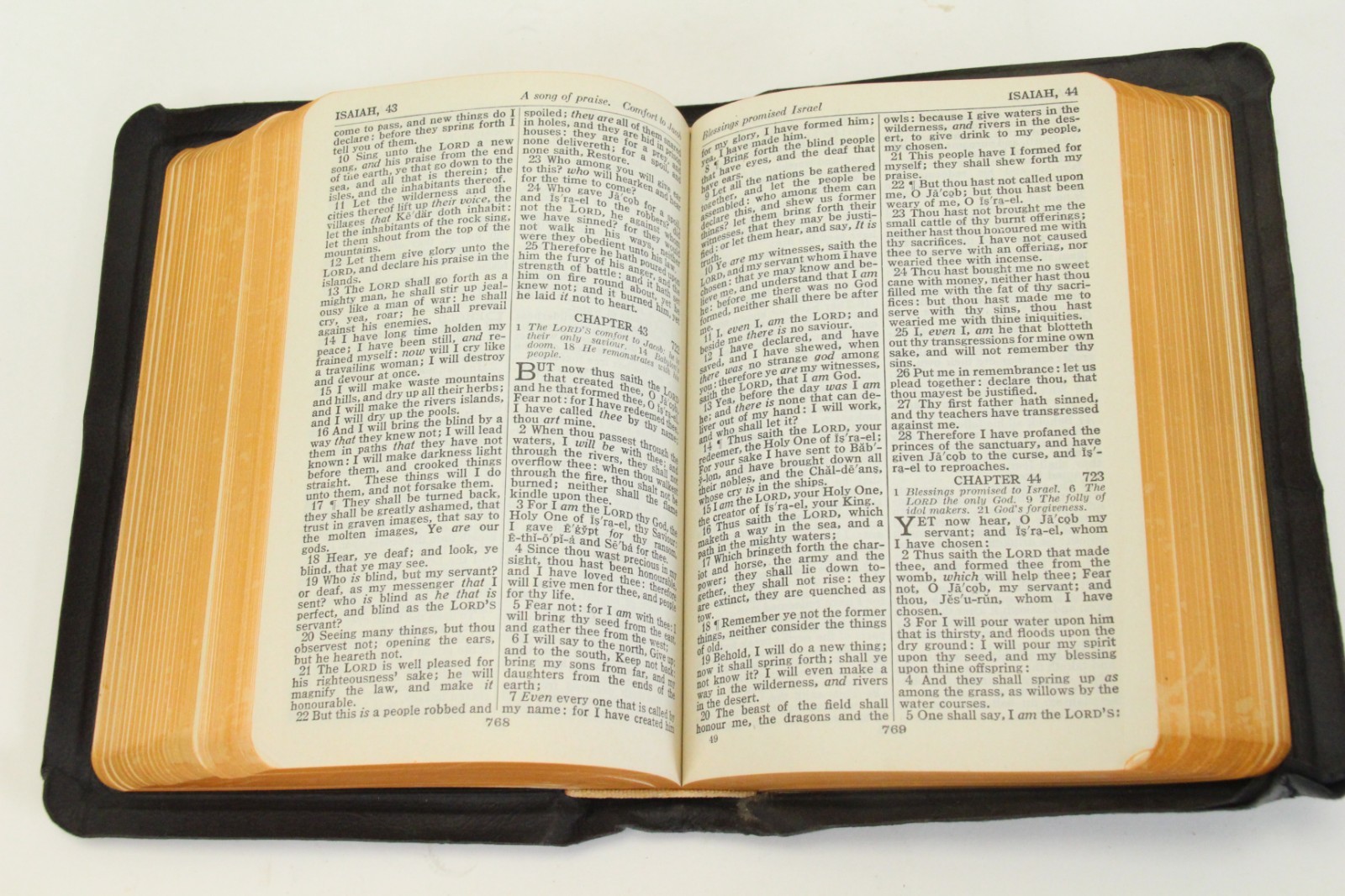 Vintage Holy Bible Self-Pronouncing KJV National Bible Press 119 Leather