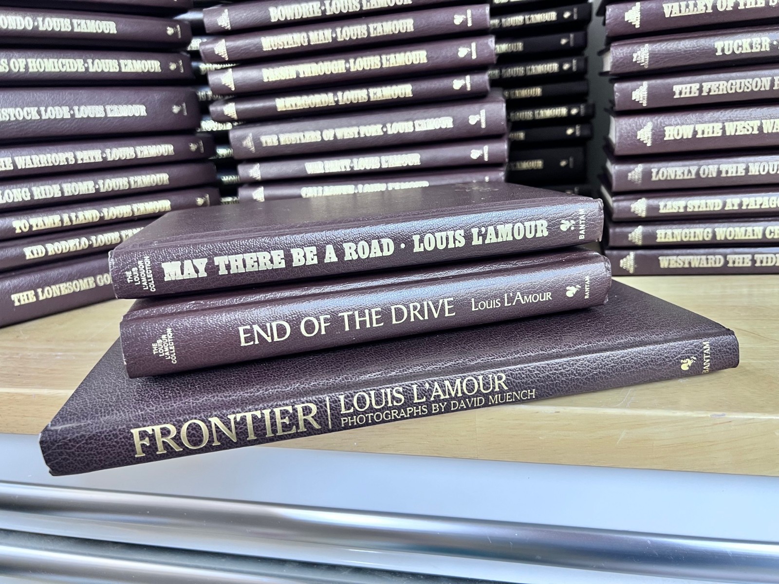 Louis L’Amour Leatherette Hardcover Books (Sold Individually) Read description!!