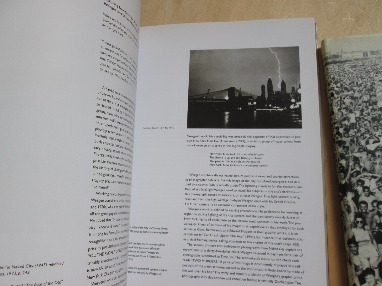 2 Weegee books Weegee’s World and Weegee: Naked New York 1997/2000