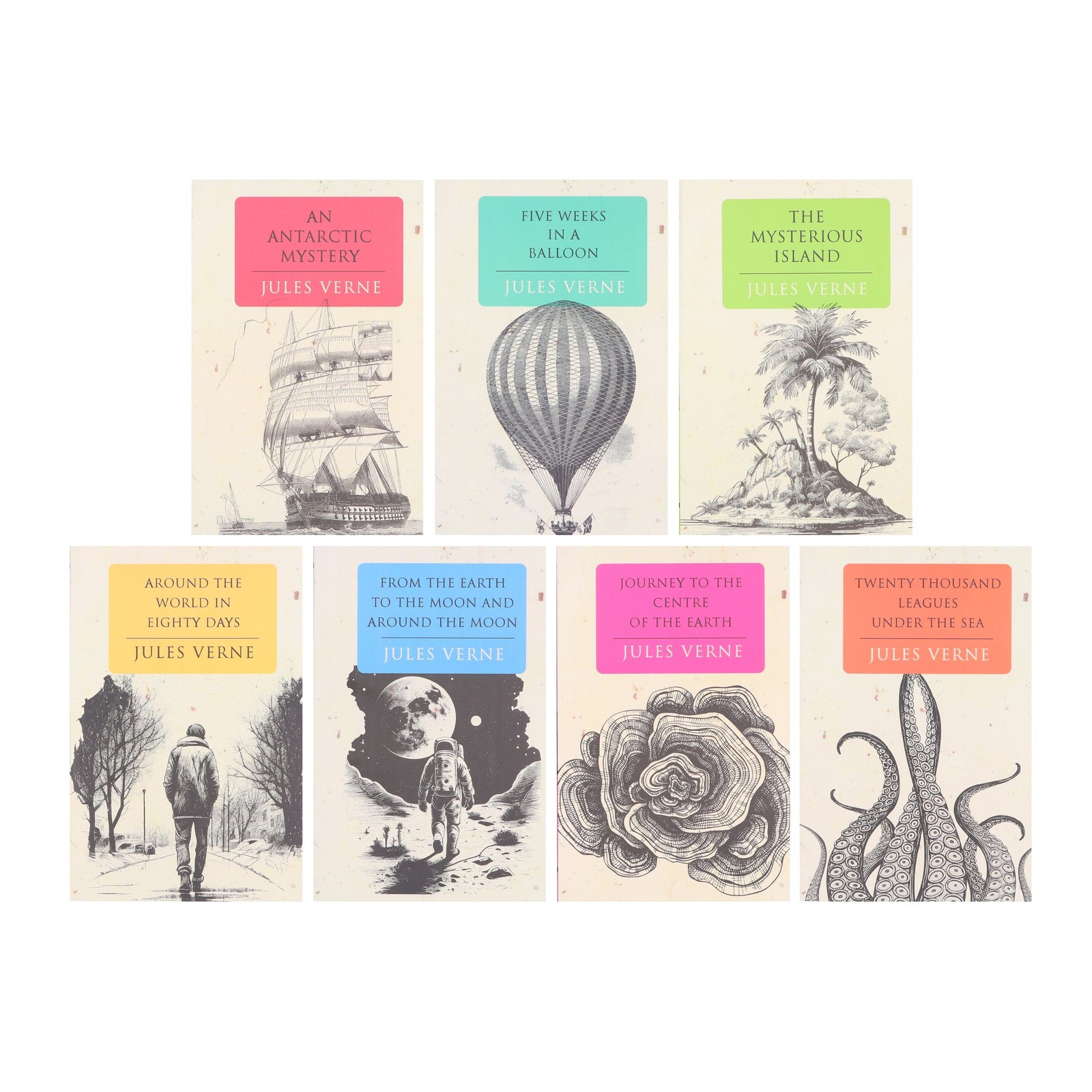 Jules Verne 7 Books Collection Box Set – Fiction – Paperback