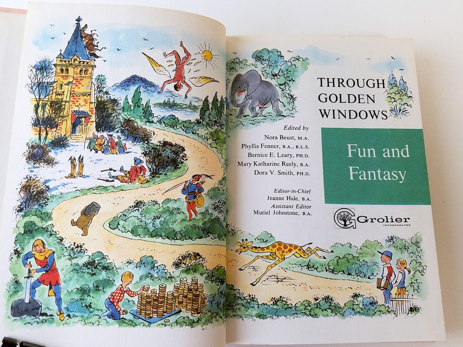 Through Golden Windows Children’s Story Books Complete Set 10 ©1958 1st Edition