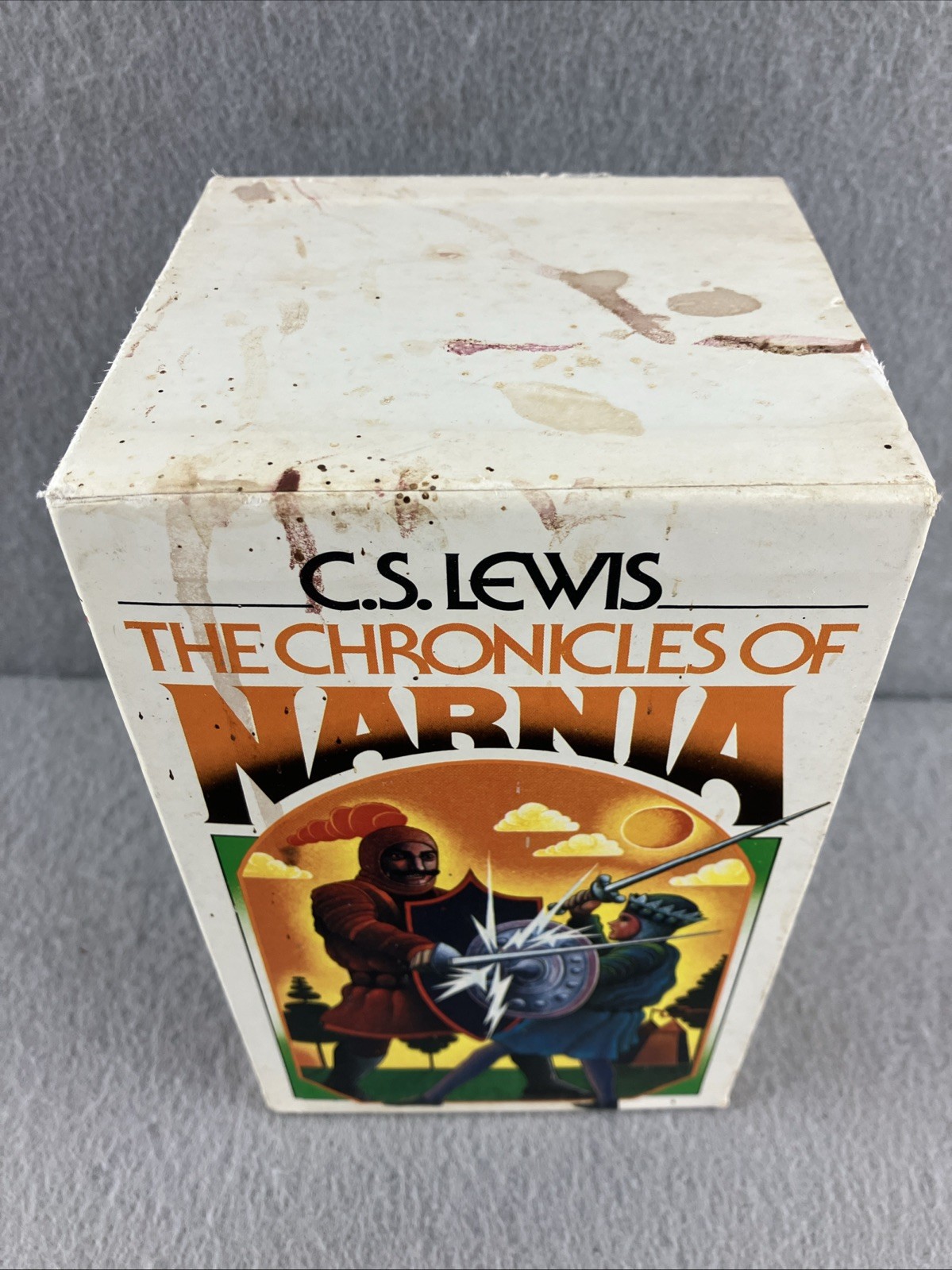 Chronicles of Narnia 1970 First Collier Edition Box Set Books Vintage Collection