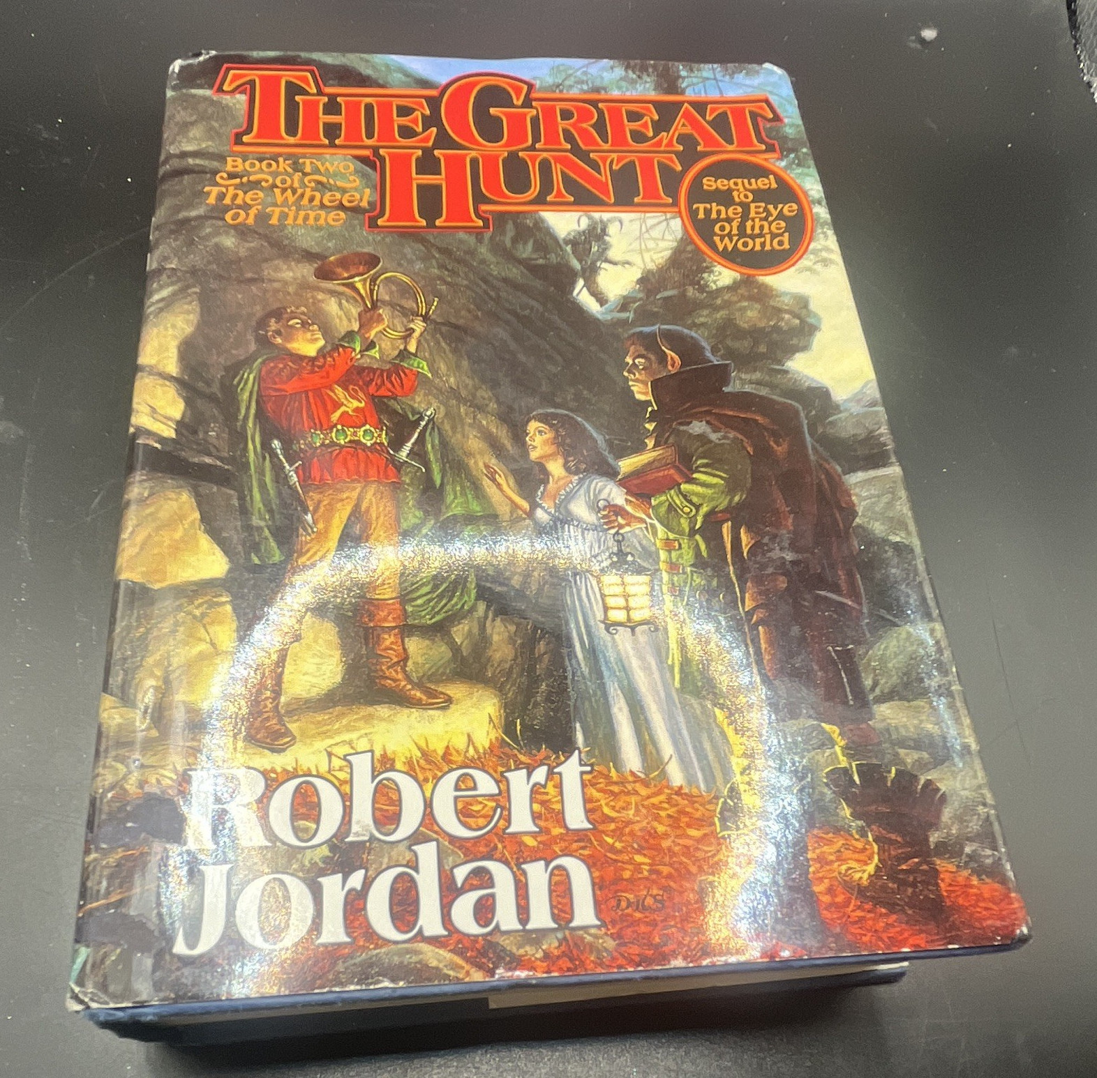The Great Hunt by Robert Jordan (1990,Hardcover) Wheel of Time Book Club Edition