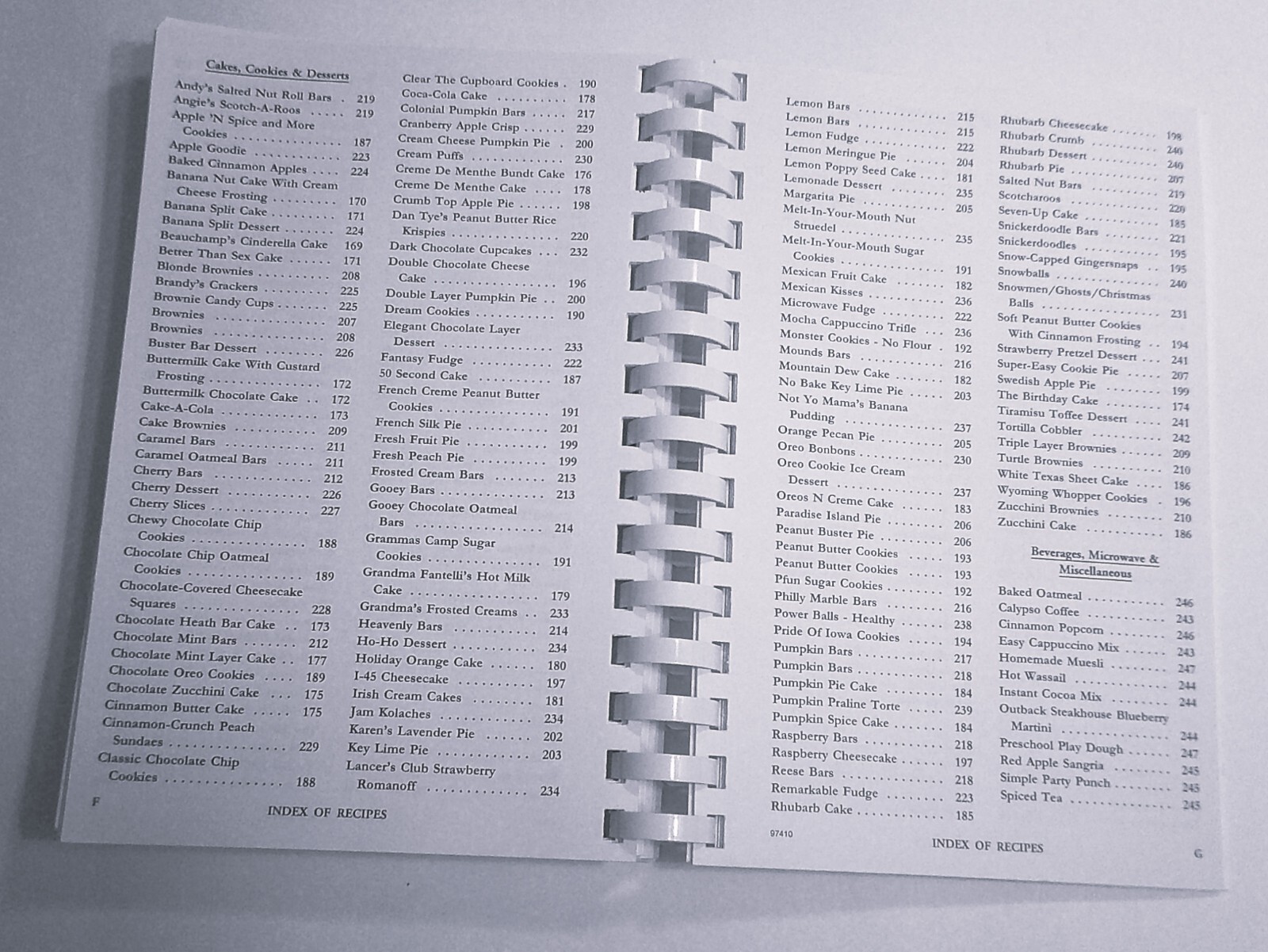 2010 Tasteful Treasures Cookbook Holmes Murphy and Associates 242 pages