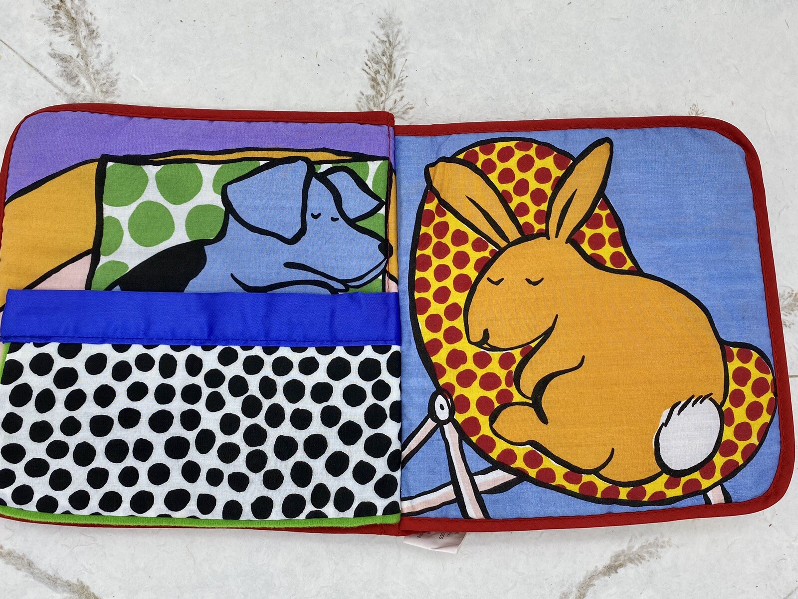 Vintage Sleepy, Sleepy! Baby Soft Book Emily Bolam Rare Hard To Find 1999