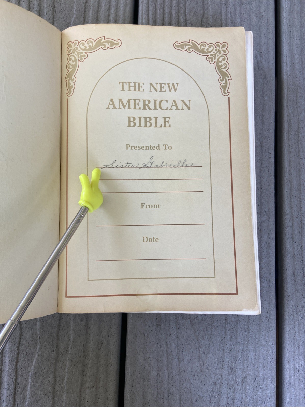 Holy Bible New American Bible Giant Print Catholic Edition 1976 SC