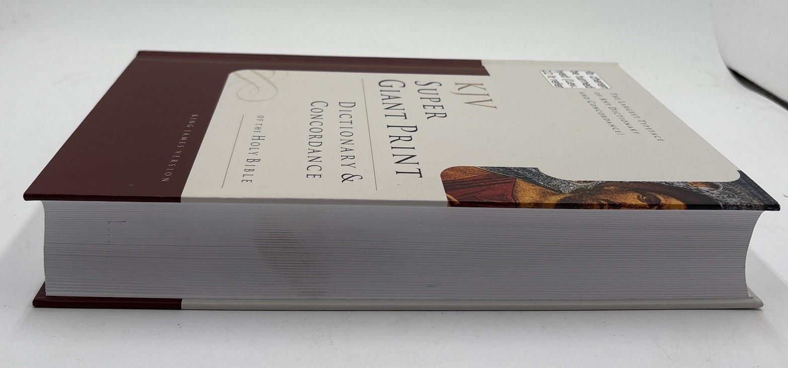 KJV Super Giant Print Dictionary & Concordance of the Holy Bible KJV