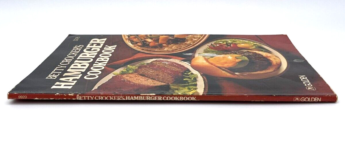 Betty Crocker Hamburger Cookbook Vintage 1977-72 pages Golden- See Video