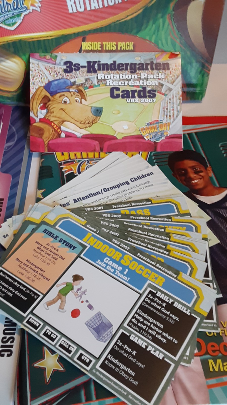 Lifeway’s Game Day Central 2007 VBS 3s Kindergarten Rotation Pack DVD/CD/CD-Rom