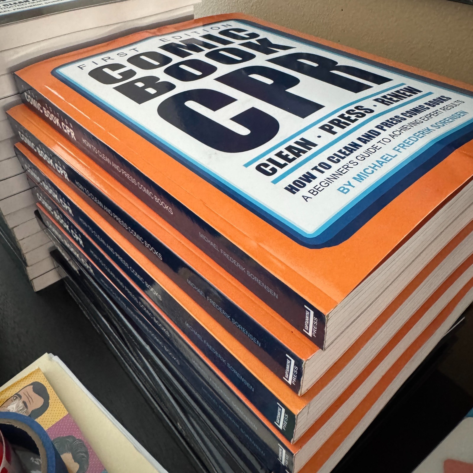 Comic Book CPR: First Edition – A Beginner’s Comic Cleaning & Pressing Guide