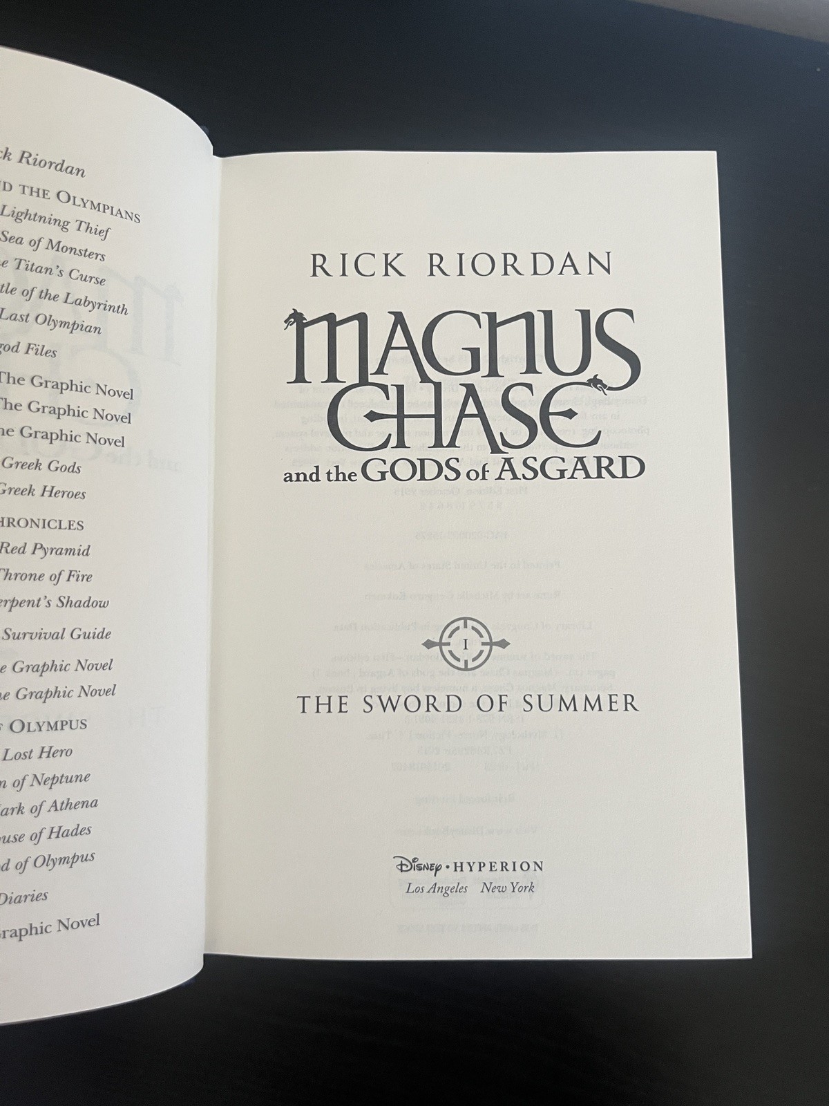 Rick Riordan MAGNUS CHASE Complete Series Lot of 3 Set HARDCOVER Books