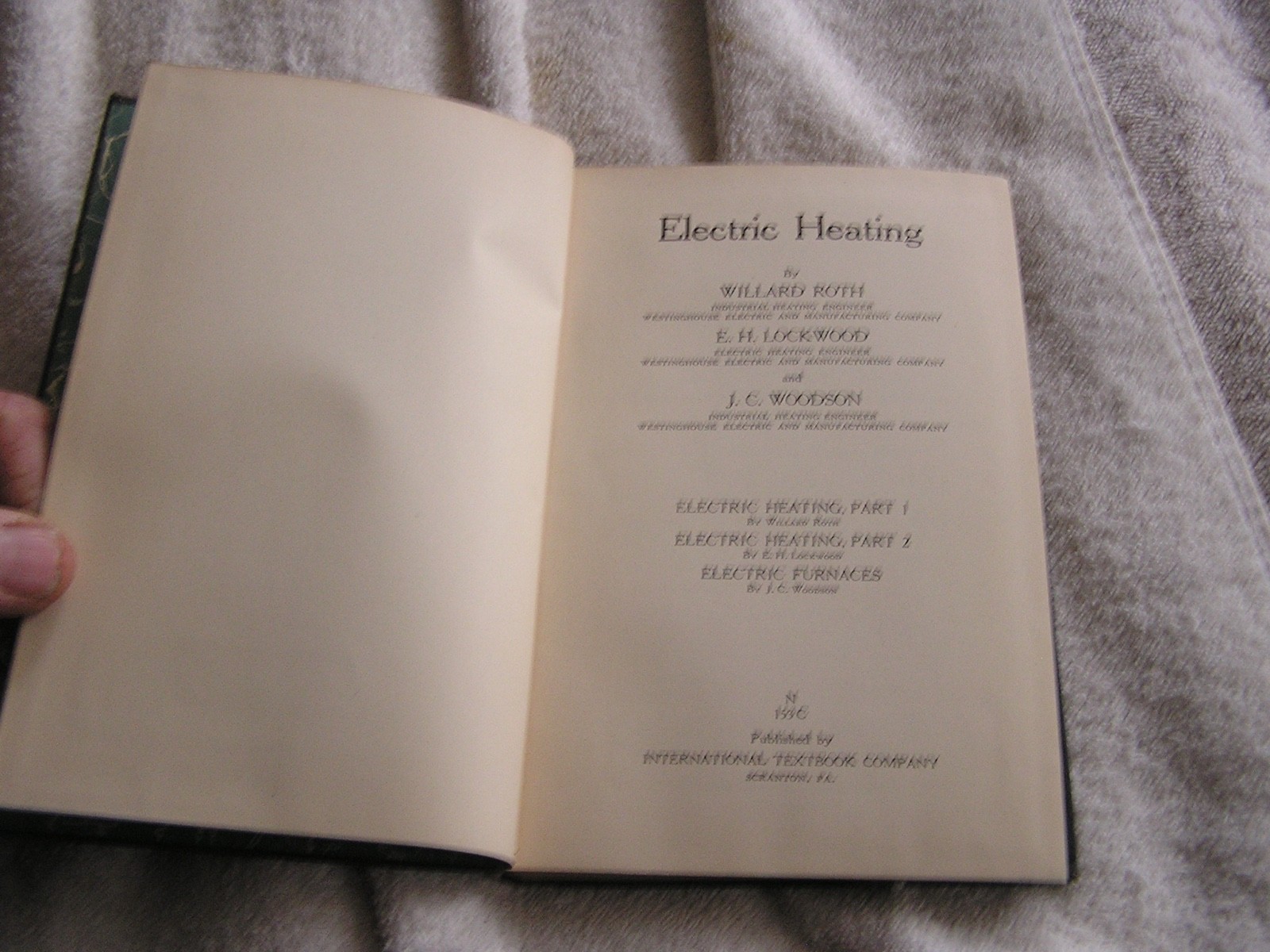 ICS Staff: Electric Heating Int. Textbook Co 1939