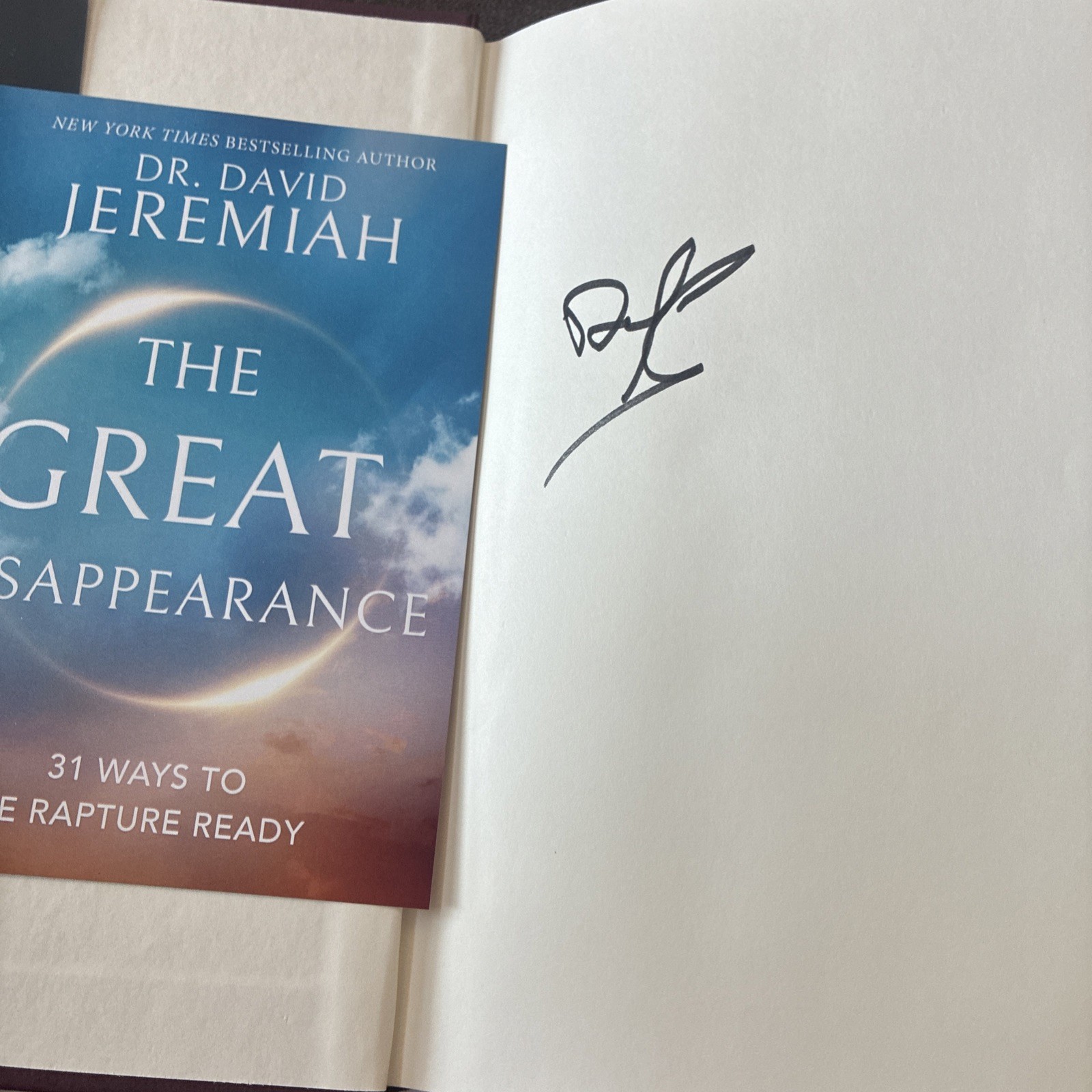 11 Dr. David Jeremiah Books Prophesy/Christian Living/Study Guides 3 HB 1 Signed