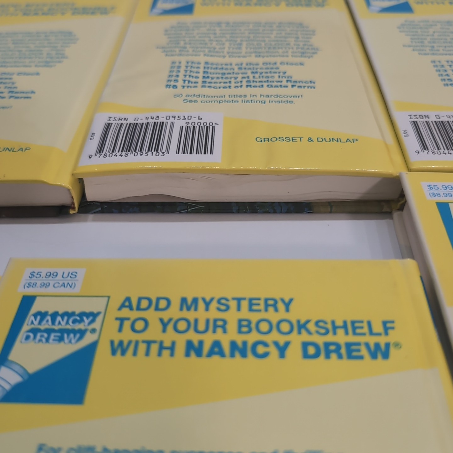 Lot of Nancy Drew Flashlight Series Books Carolyn Keene HARDCOVERS Lot Of 22 G+