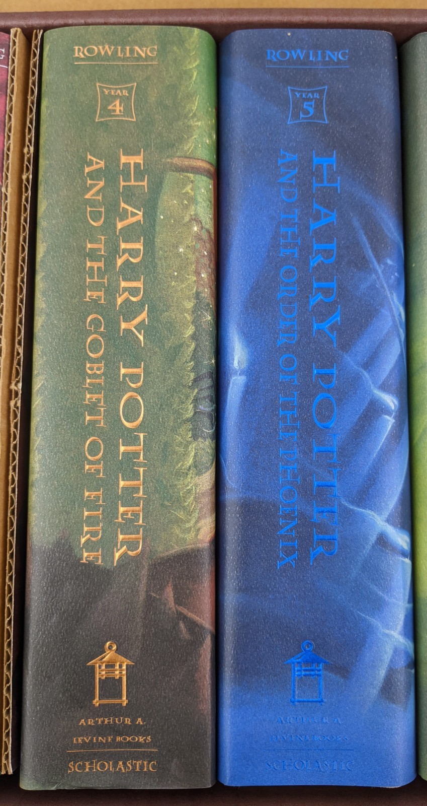 Harry Potter Boxed Set Hardcover 1-7 in Trunk Chest Limited Edition NO BOOK 3
