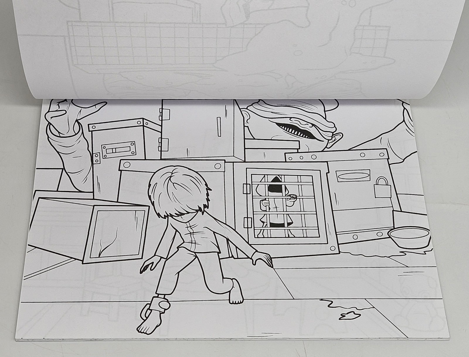 Little Nightmares Coloring Book 30 Pages Aaron Alexovich Cover Unused