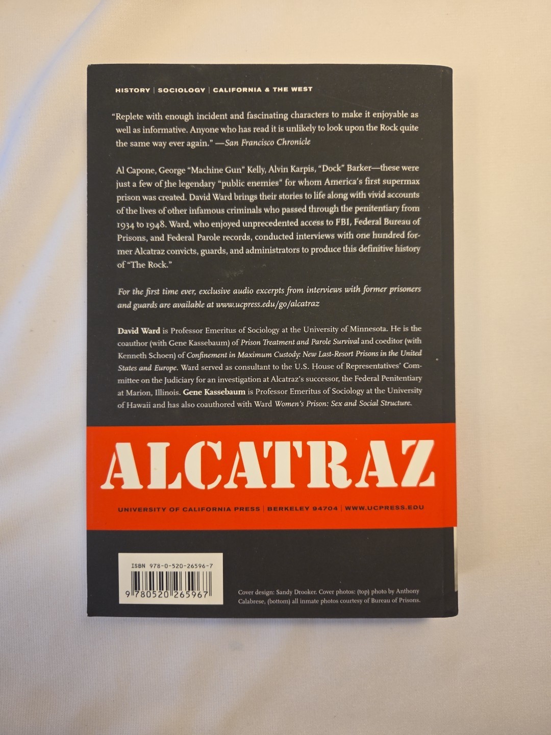 Alcatraz : The Gangster Years Paperback David A. Ward