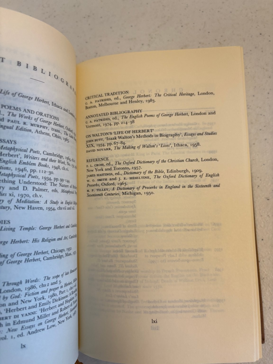 The Complete English Works George Herbert Everyman’s Library Knopf Poetry