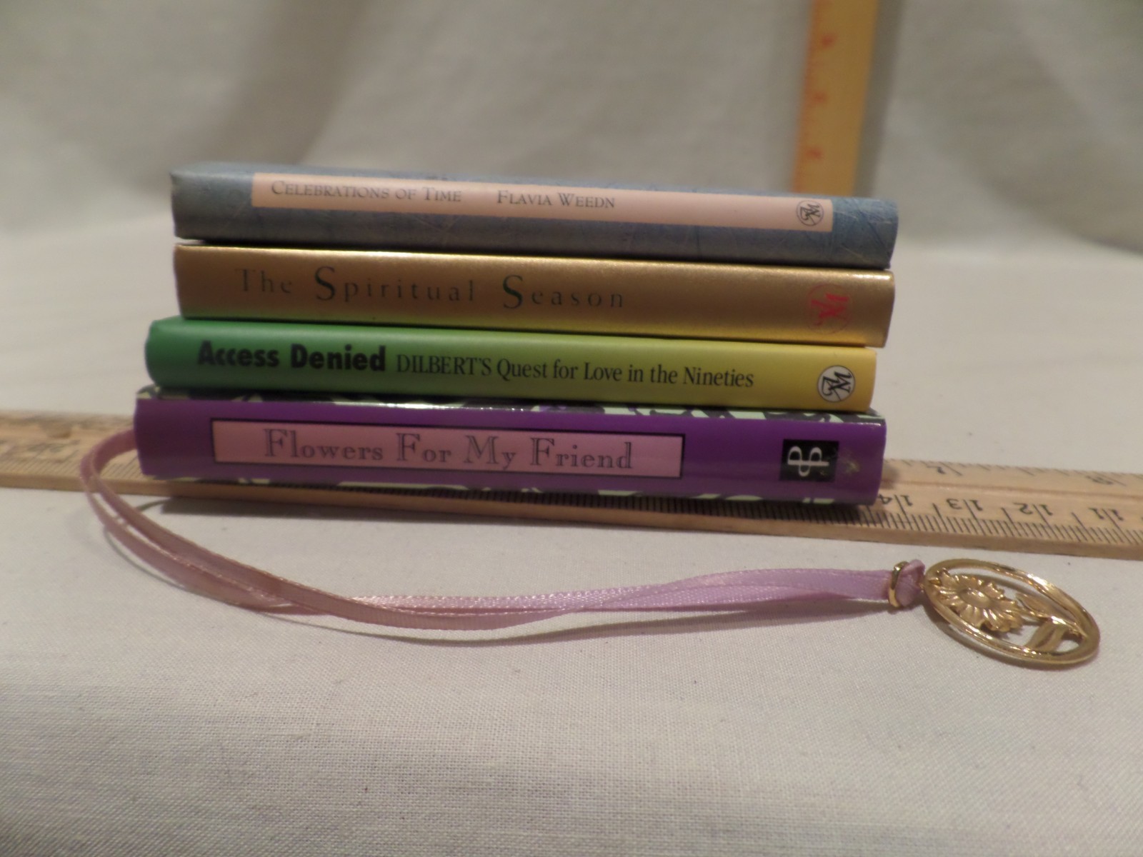 Miniature hardcover books-VTG 1992-1996-lot of 4