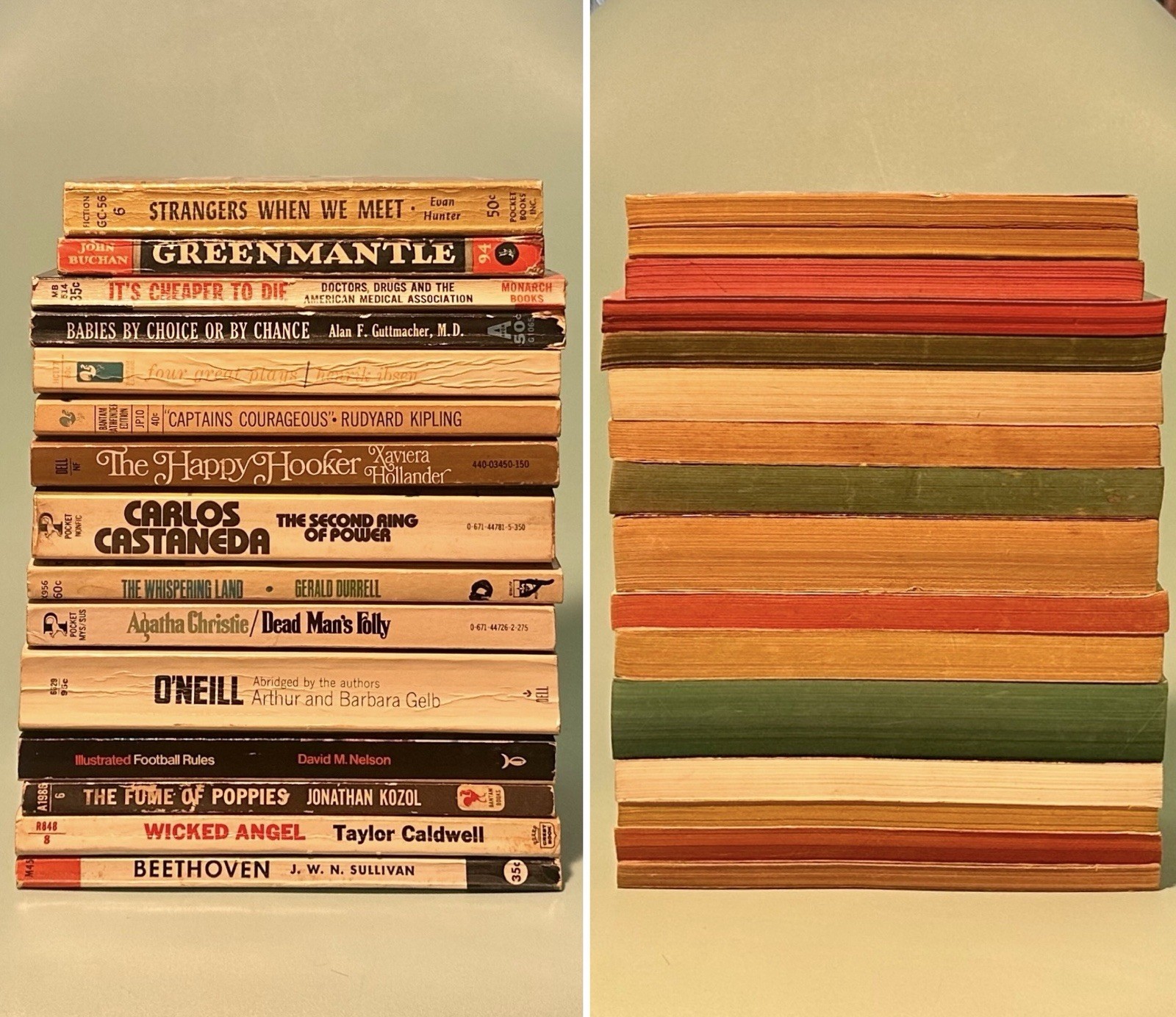 [LOT of 50] Vintage Paperbacks Great Authors & Titles Various Mixed Genres Clean