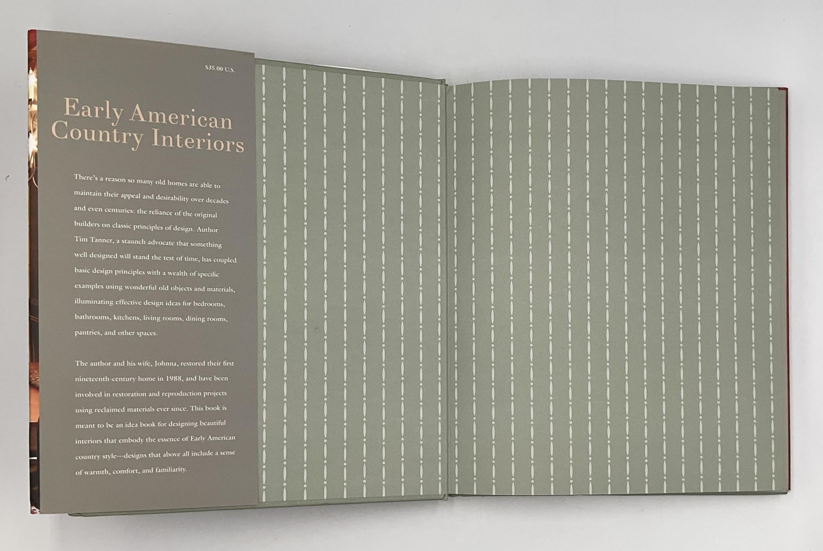 Early American Country Interiors Tim Tanner HC DJ Gibbs Smith 2013 Hong Kong