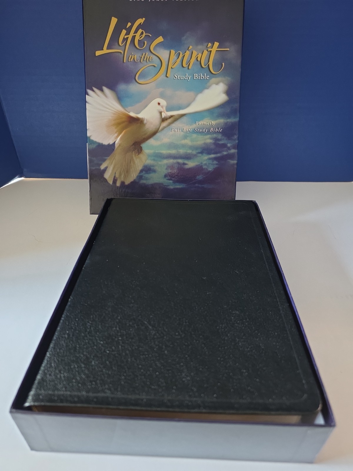 KJV Life in the Spirit Study Bible – Black Top Grain Genuine Leather