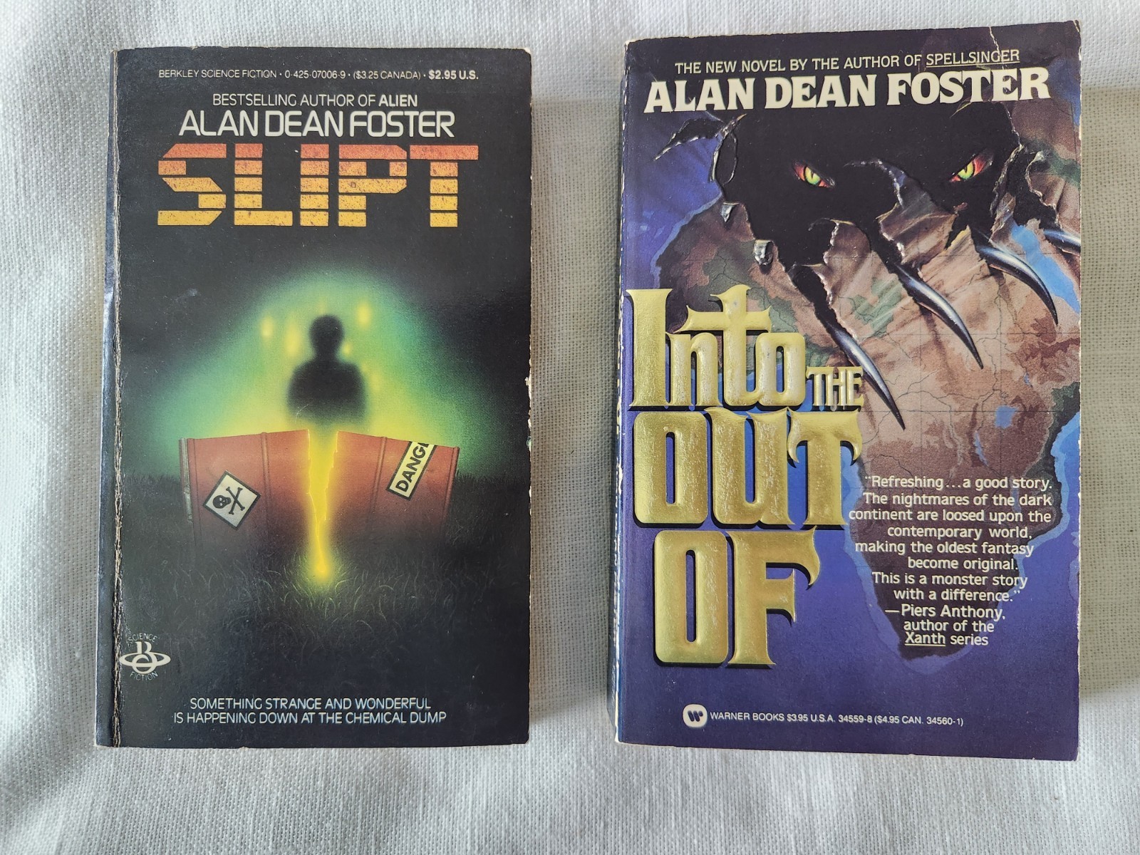 Alan Dean Foster Vintage Lot of 11 Books Pip & Flinx , Spellsinger, Commonwealh