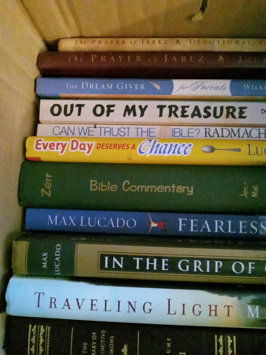 Random Bible Books Book Lot (Box Size 10x9x10.5) May Accept Best Offer