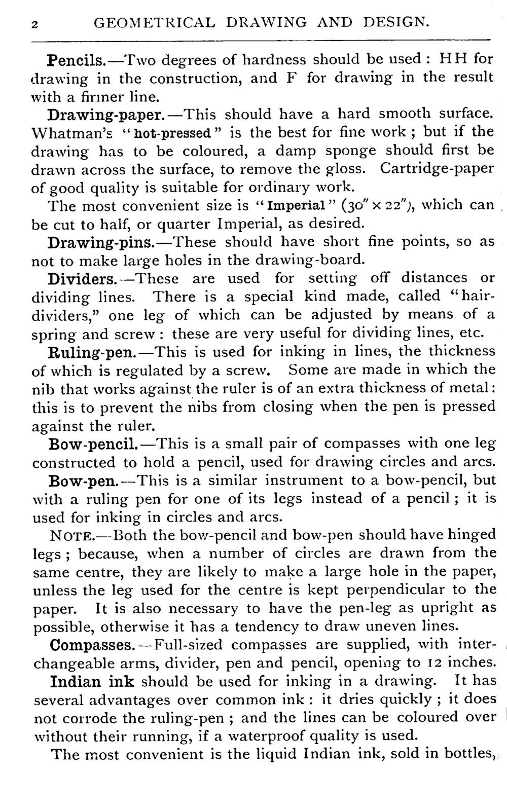 1913 Geometrical drawing and design 269 Pages
