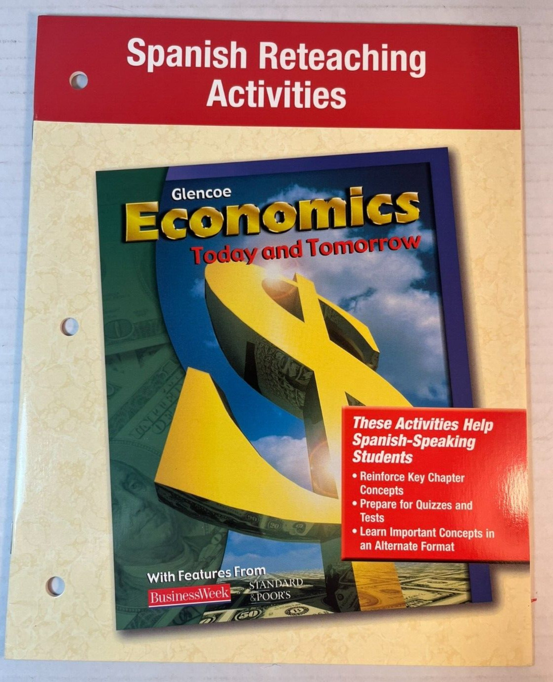 Glencoe Economics Today and Tomorrow Spanish Reteaching Activities 0078224403