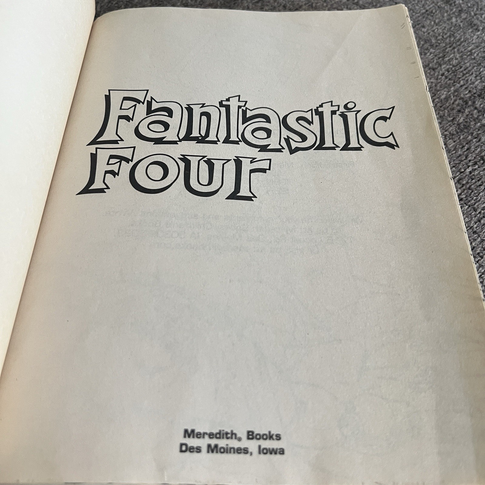 Jumbo Coloring Book Marvel Fantastic Four 2005 400 Pages Activity VTG
