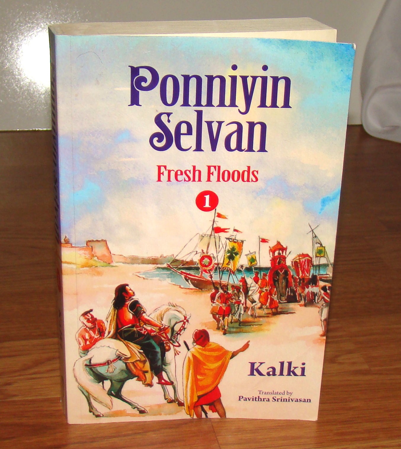 The Ponniyin Selvan Paperback Series 1-5 by Kalki, English Translated Versions