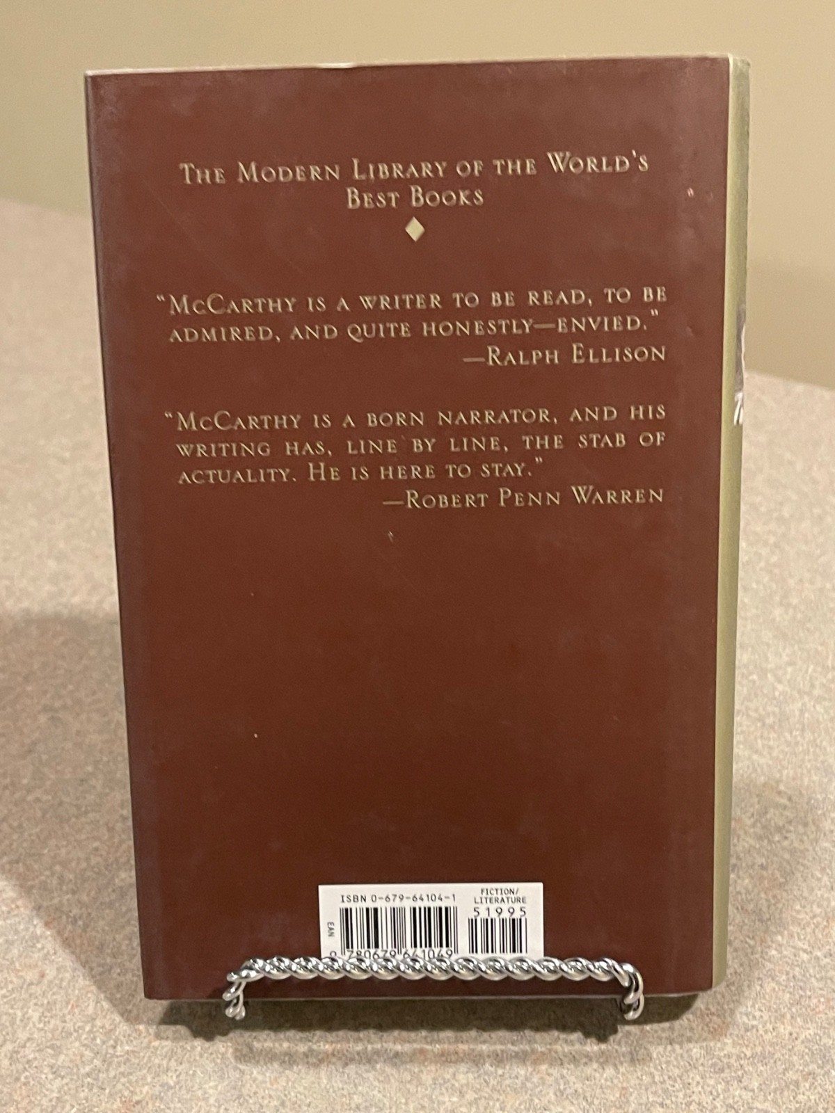 Blood Meridian by Cormac McCarthy (Modern Library Edition 1st Printing HC) RARE!