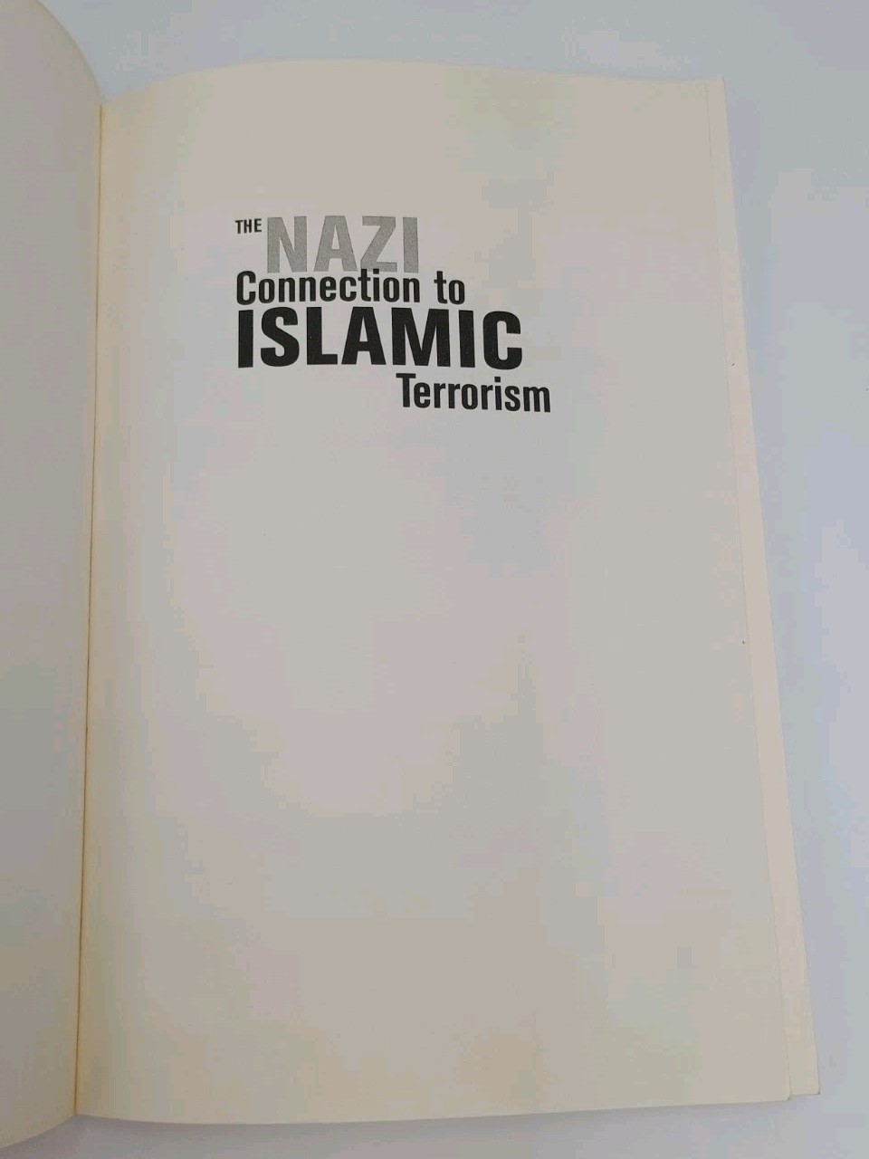 The Nazi Connection to Islamic Terrorism By Chuck Morse Paperback WND Books
