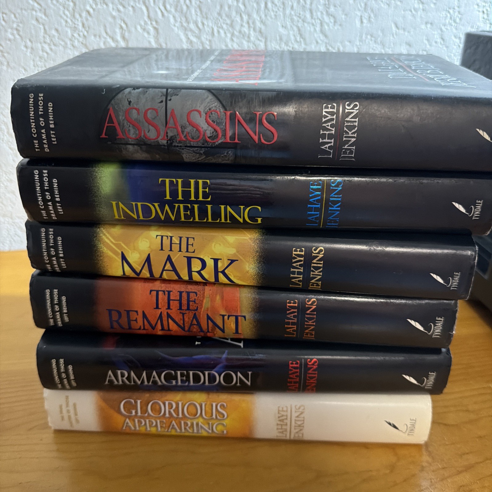 Left Behind Series Lot 6 HC Books 5 First Editions Tim LaHaye Jenkins DJ