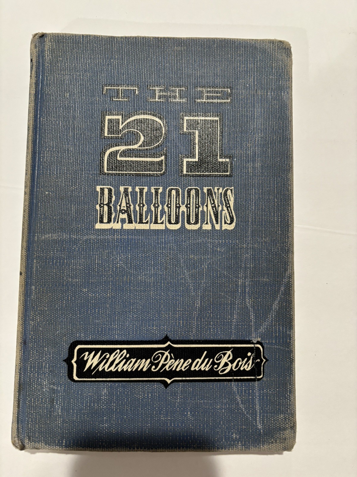 Vintage copy of The 21 Balloons William Pène du Bois 1950 Macmillan Co.