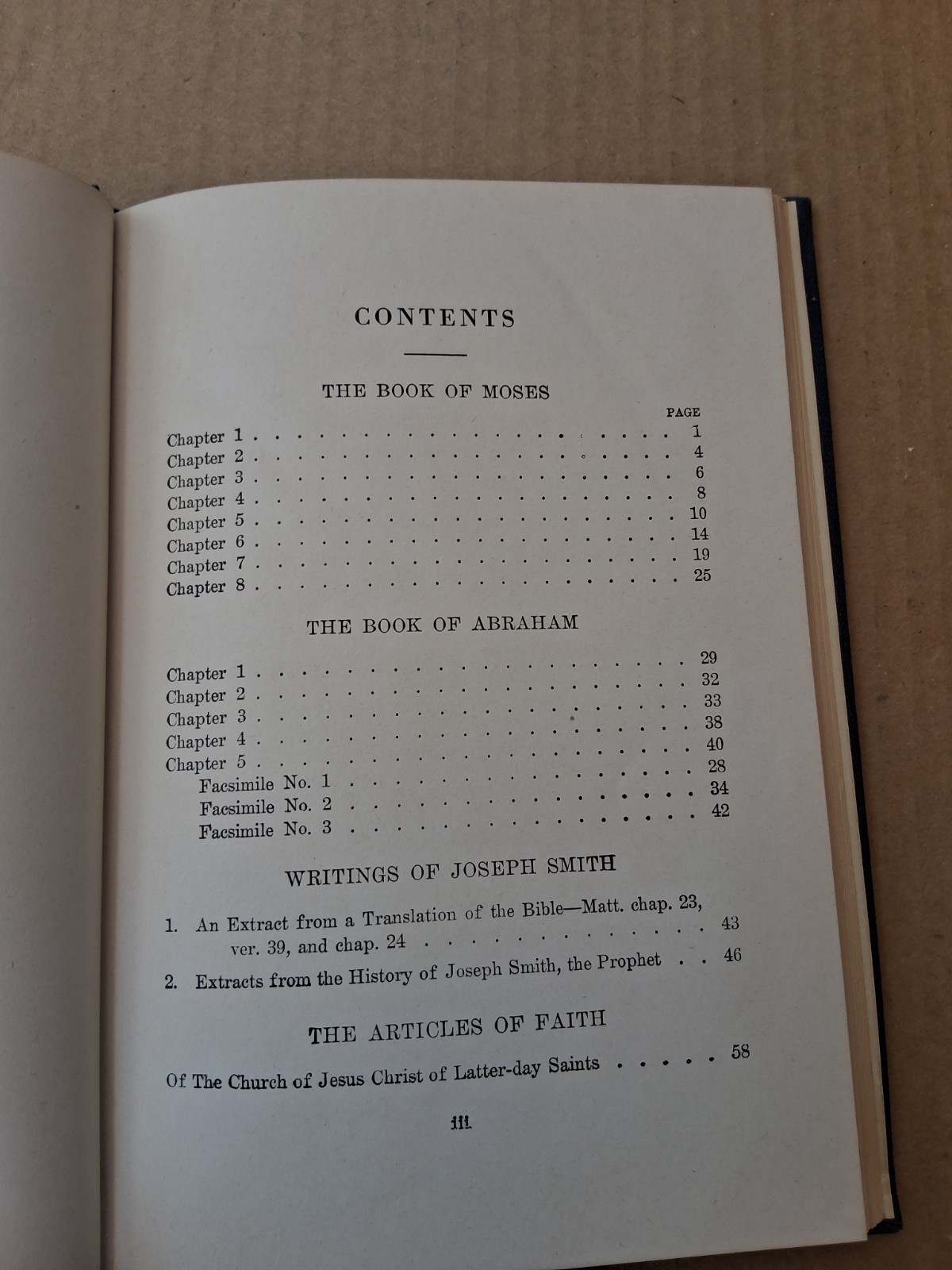 Vintage 1948 The Pearl of Great Price By Joseph Smith