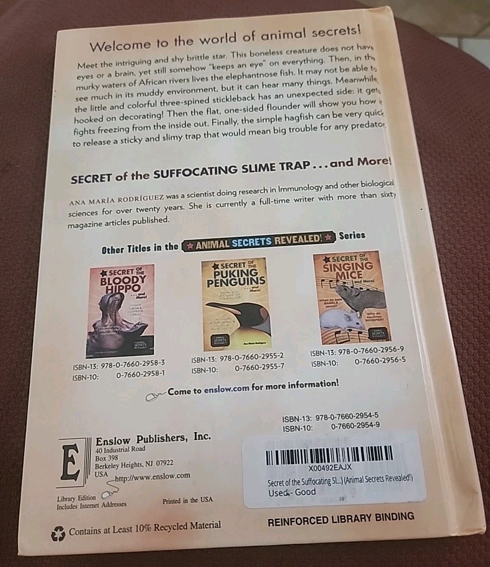 Secret of the Suffocating Slime Trap… and More! Ana María Rodríguez Hardcover