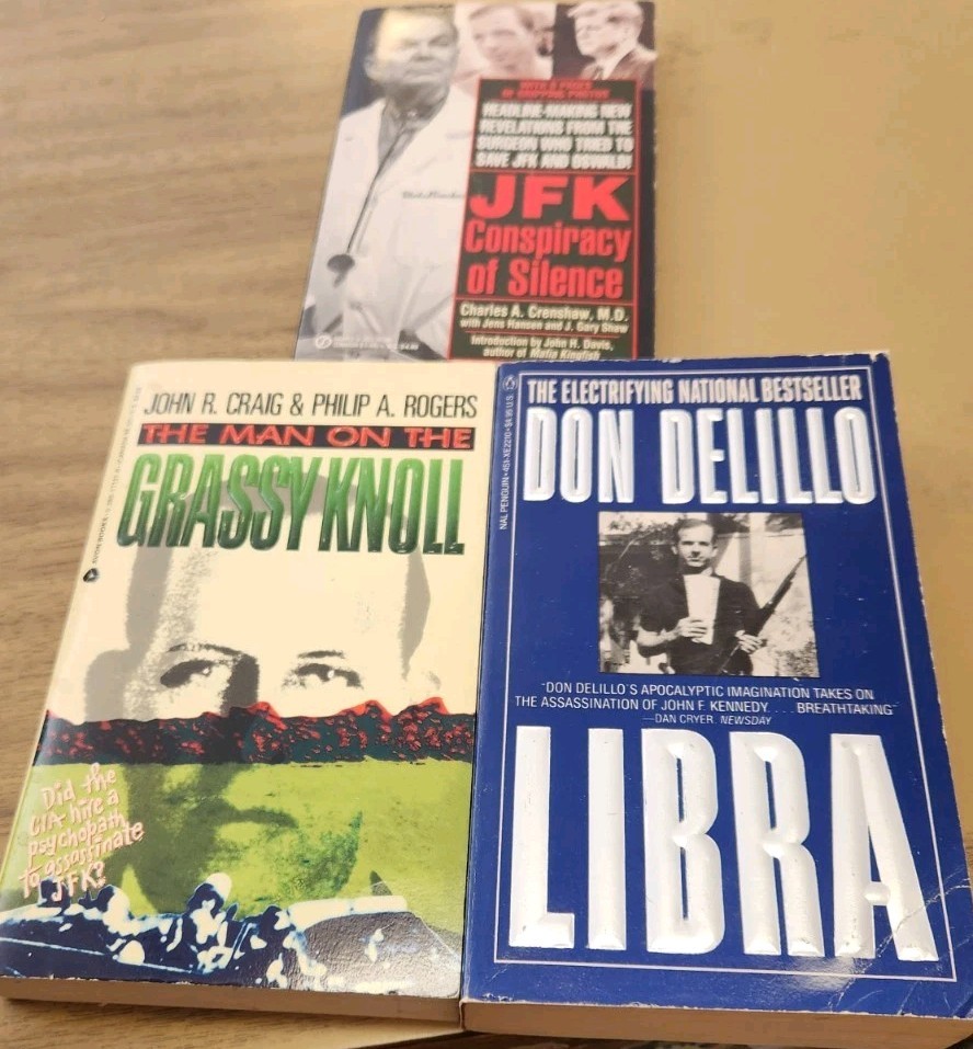 JOHN F. KENNEDY DEATH ASSASSINATION LOT Of 7 Conspiracy Paperbacks CIA JFK