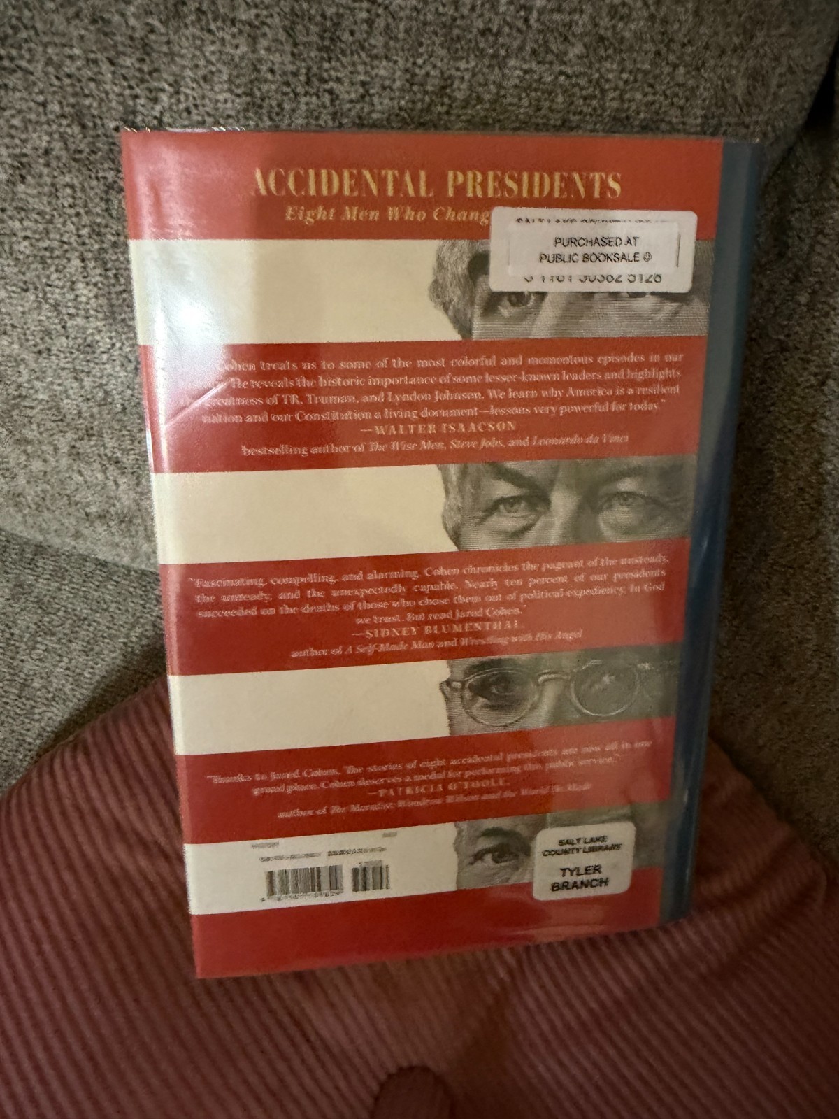 Accidental Presidents Jared Cohen HC LN Ex‑Library | U.S. History | Presidential