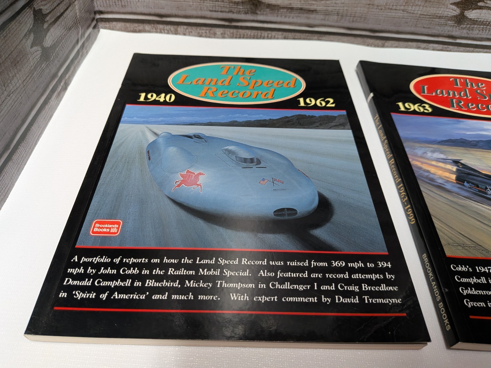 2 The Landspeed Record Book Lot John Cobb Campbell Bluebird