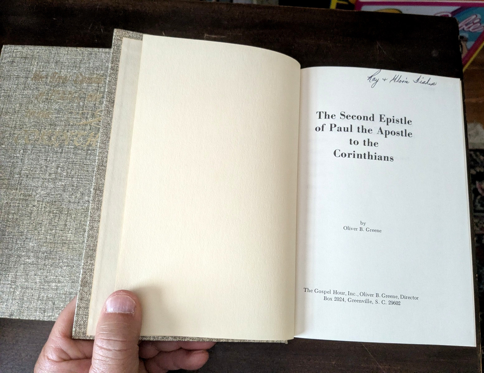First & Second Epistle of Paul The Apostle To The Corinthians Oliver B Greene