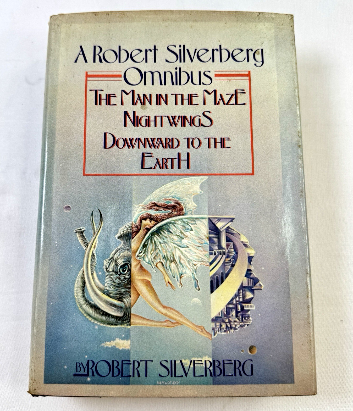 Robert Silverberg Omnibus NIGHTWINGS Man in the Maze DOWNWARD TO THE EARTH HC 81