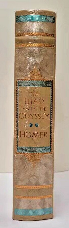 THE ILIAD AND THE ODYSSEY HOMER Samuel Butler ~ Leather Bound Brand New Sealed ~