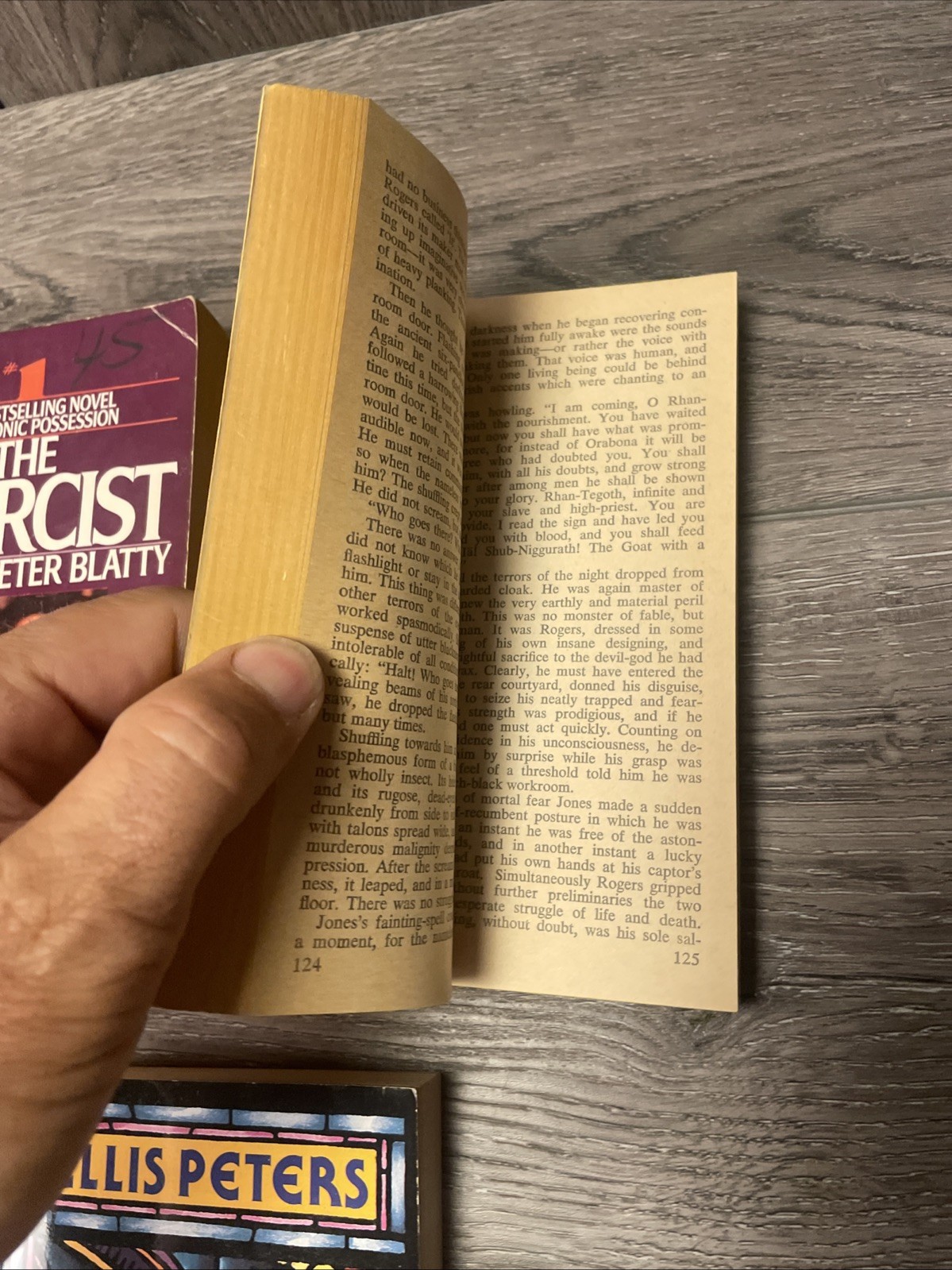 Vintage Horror & Mystery Book Lot (5) – Anne Rice, Exorcist, Ellis Peters