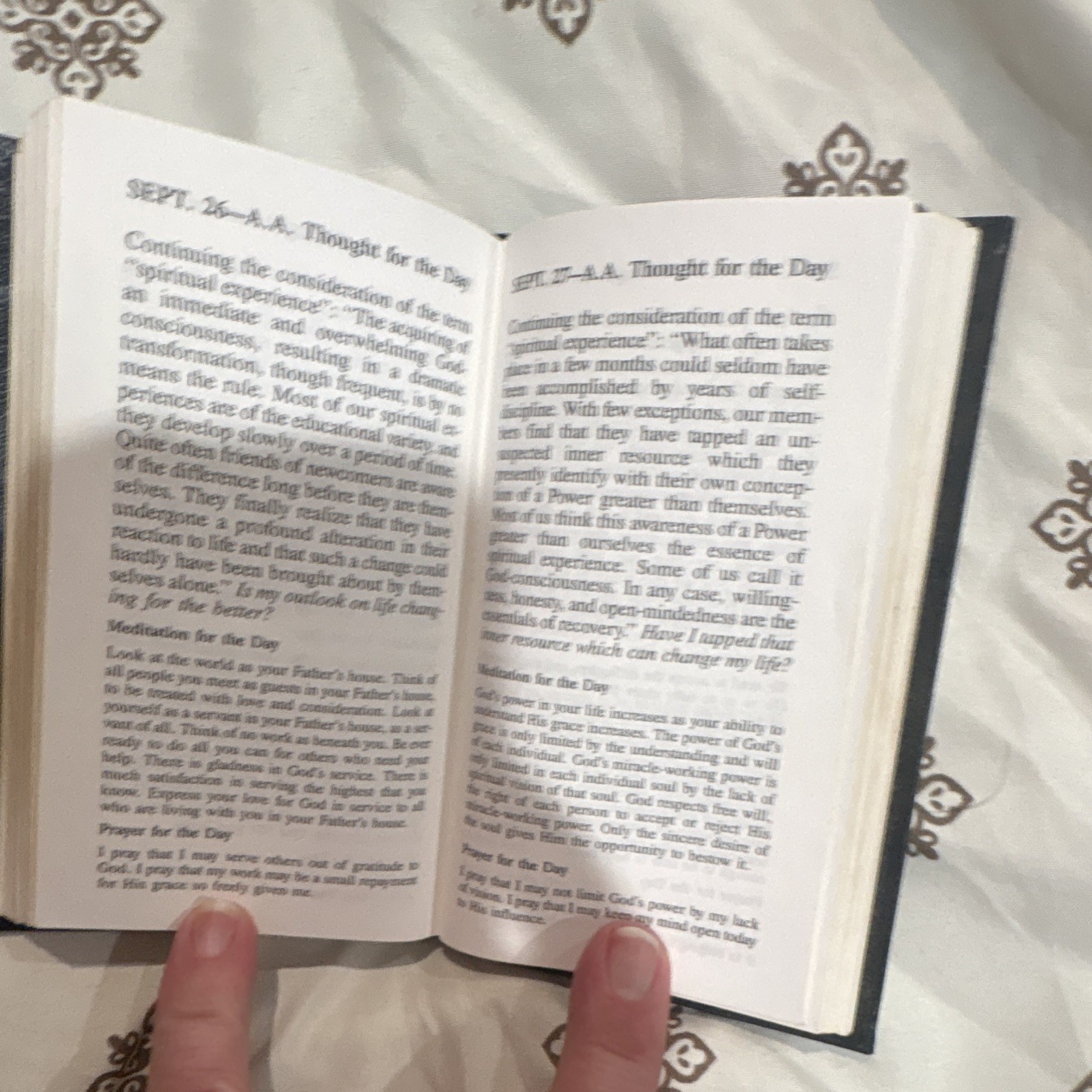 Hazelden Twenty-Four Hours a Day Hardcover A.A. Thought for the Day Meditations