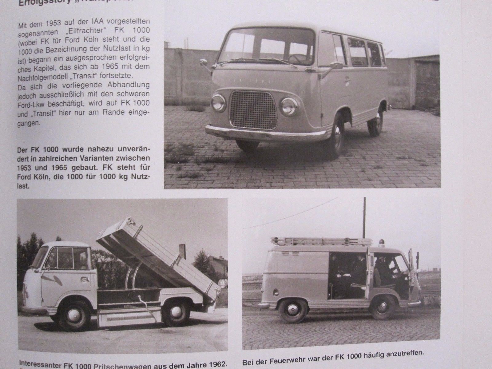 Truck Profile – 56 pages, Great Photos, PB staple bound, German Text