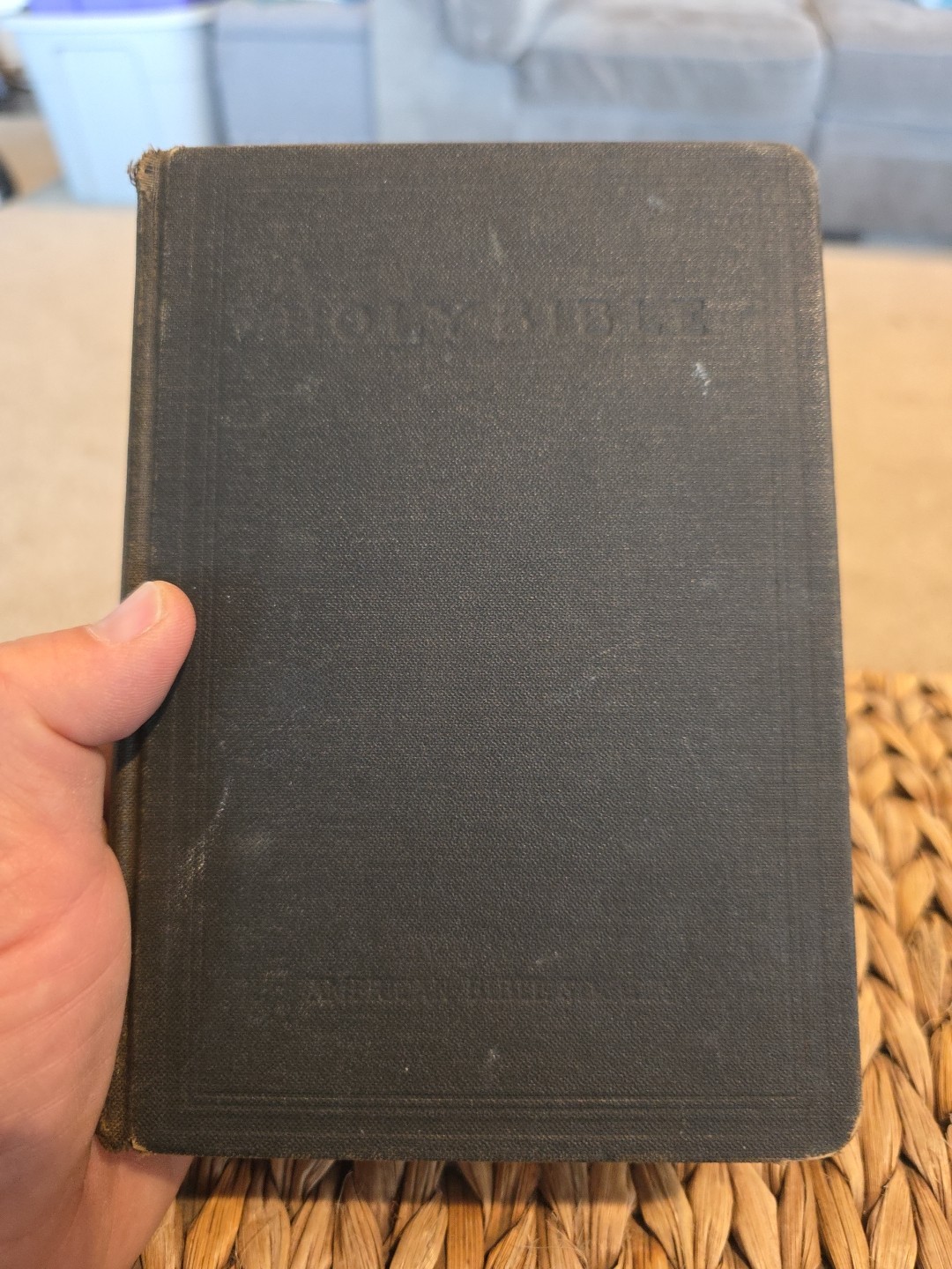 Holy Bible 1924 Old And New Testaents American Bible Society New York